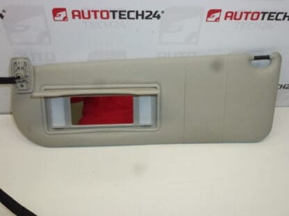 Sonnenblende Citroën C8 Peugeot 807, Beleuchtung - links 8143GN